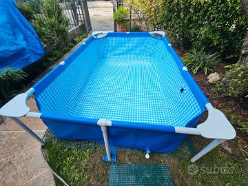 INTEX Piscina Rectangular Frame 220cmx150cmx60cm