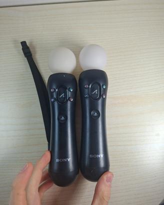 coppia controller playstation move sony. ps3 ps4