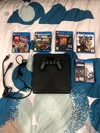 Ps4 slim + 5 giochi