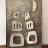 Olio su tela Giorgio Valenzin 1960