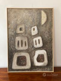 Olio su tela Giorgio Valenzin 1960