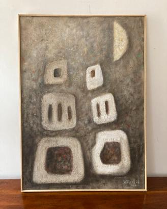 Olio su tela Giorgio Valenzin 1960