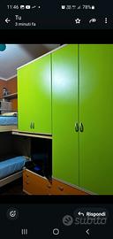 Cameretta bambini soppalco