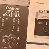 Manuali istruzioni Canon A-1 e FTb