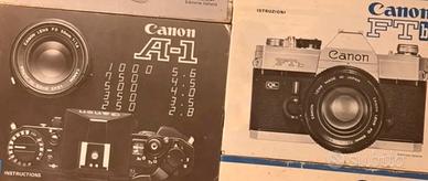 Manuali istruzioni Canon A-1 e FTb