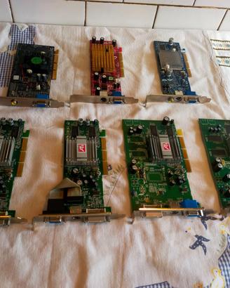 Stock di 7 schede Video su slot Agp 8x