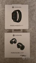 Moto Watch FIT + Moto Buds LOOP | Nuovi Sigillati