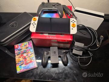Nintendo Switch Oled e Accessori + Mario Kart 8