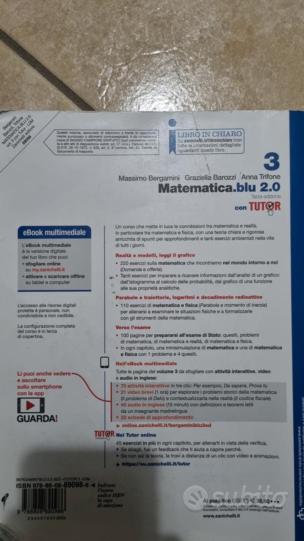 Libro Matematica.blu 2.0 3 - Libri e Riviste In vendita a Caserta