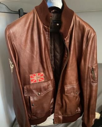 Giacca bomber vera pelle MASTERPELLE
