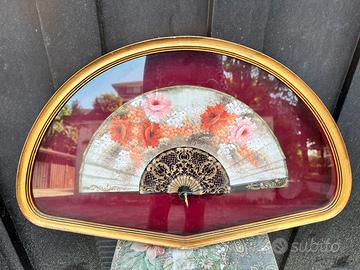 Ventaglio Antico Vittoriano in Pizzo e Seta