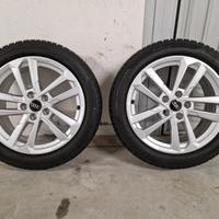 4 Cerchi originali Audi con pneumatici invernali