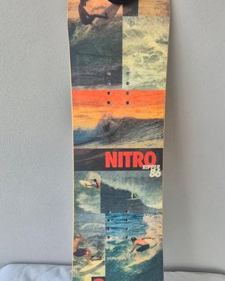 Tavola snowboard Nitro 86 cm con attacchi
