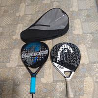 racchette padel+borsa 