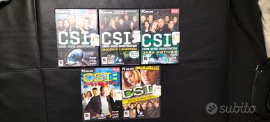 set giochi pc CSI 