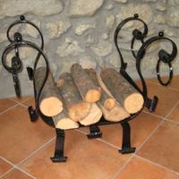 Supporto per legna da ardere