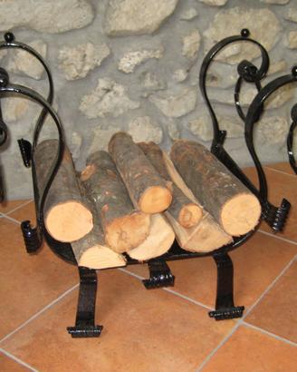 Supporto per legna da ardere