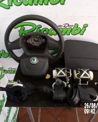 KIT AIRBAG PER SKODA FABIA 5J ANNO 2011