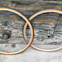 Ruote bici corsa vintage campagnolo 8v