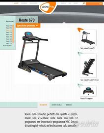 Tapis roulant Get fit