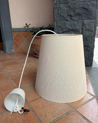 Lampadario a sospensione con paralume
