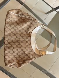 Gucci Charmy / GG Canvas Hobo-Shoulder Bag