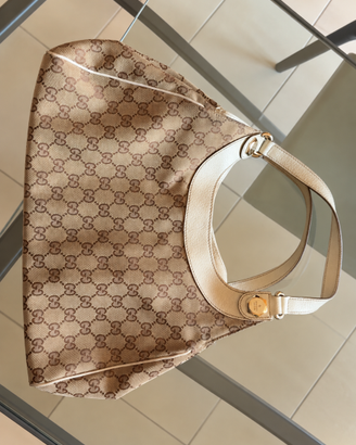 Gucci Charmy / GG Canvas Hobo-Shoulder Bag