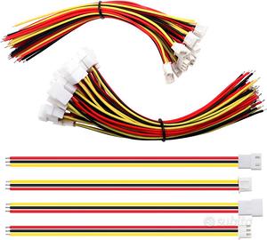 20 Paia Connettori JST XH 2.54 3 Pin 150mm