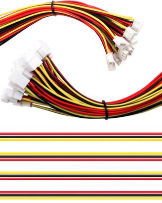 20 Paia Connettori JST XH 2.54 3 Pin 150mm
