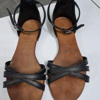 Sandali flat donna neri 