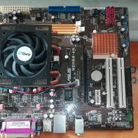 Scheda Madre Asus M2N68-AM + CPU AMD PHENOM 64x2