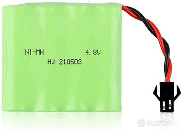 Batteria NiMH 4.8V 1200mAh per Auto RC e Radiofly