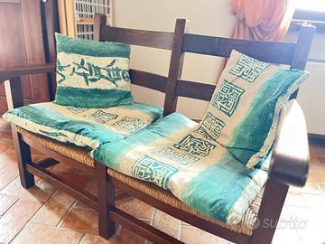 Divano 2 posti arte povera