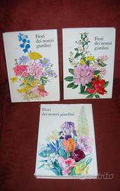 Fiori dei nostri giardini - 180 illust. - 3 volumi