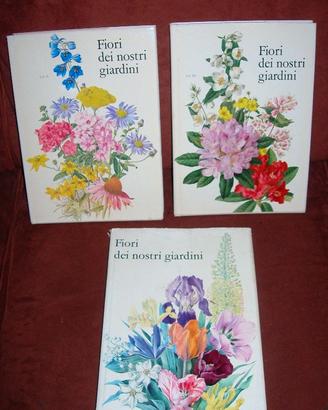 Fiori dei nostri giardini - 180 illust. - 3 volumi