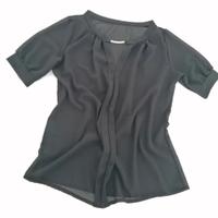 Top, camicia, maglietta nera