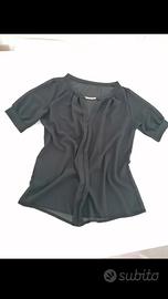 Top, camicia, maglietta nera