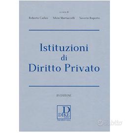 Istituzioni di diritto privato Carleo - Martinelli