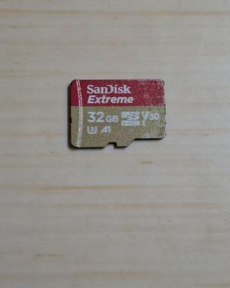 SanDisk Extreme 32GB microSDHC Scheda di Memoria