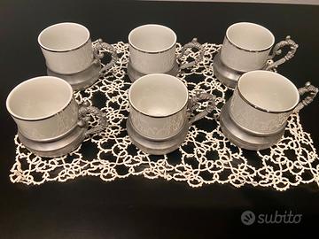 Set tazzine caffè vintage  “Monopoli”