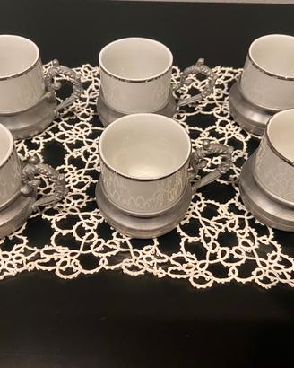 Set tazzine caffè vintage  “Monopoli”