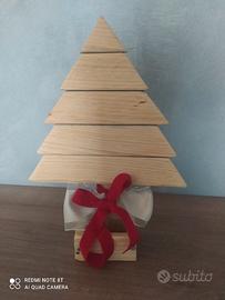 albero di Natale in legno cm.25