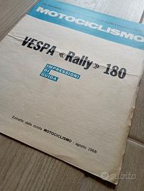 rivista MOTOCICLISMO Speciale Vespa Rally 180