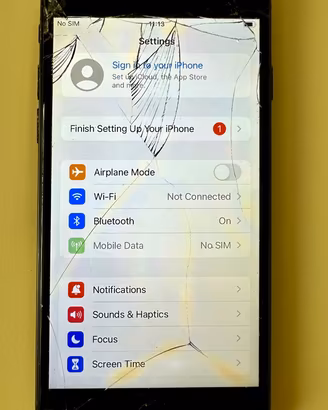 iPhone 7 128GB funzionante con schermo rotto
