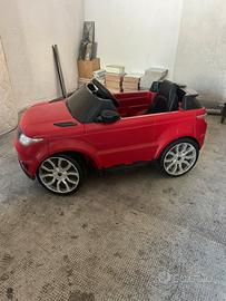 Macchina elettrica per bambini Range Rover Rossa