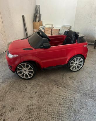 Macchina elettrica per bambini Range Rover Rossa