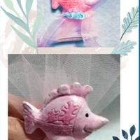 bomboniere ,10 pesci fatti a mano nuovi