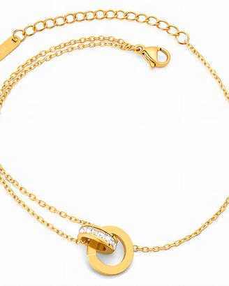 braccialetto da donna rivestito in oro 88253