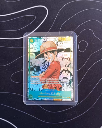 carta One piece  Monkey d luffy 