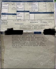 Yamaha Altro modello - 1997